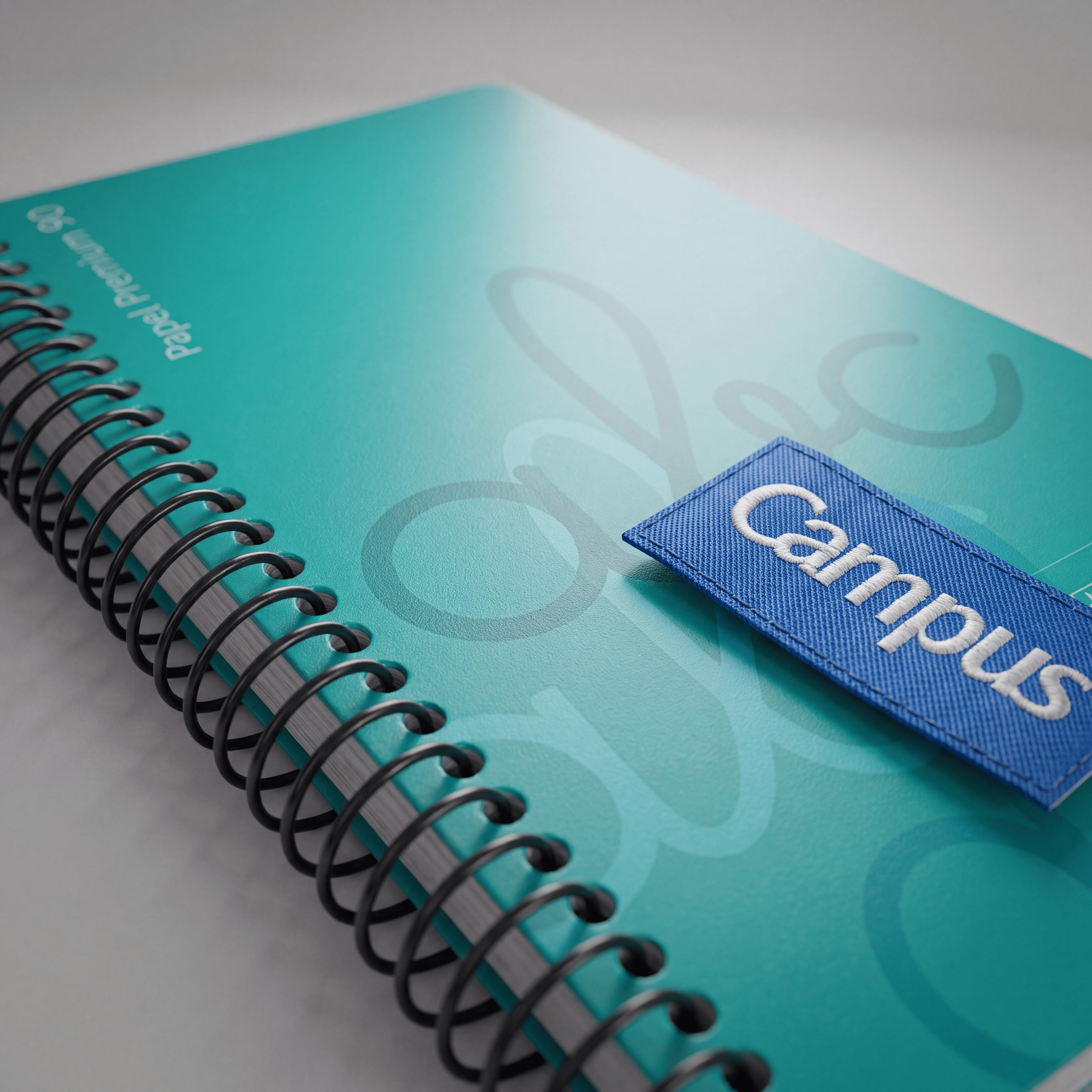 CAMPUS Premium 90 Cuadernos Espiral Tapa Plástico A4 Cuadriculado — Pack 5+1 GRATIS
