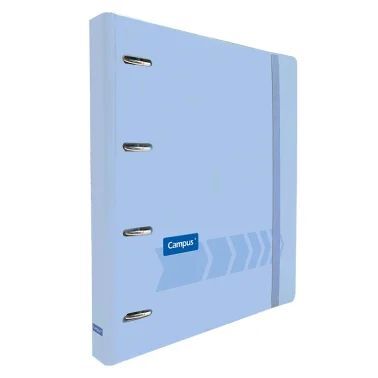 Carpeta Ringbook Campus University 4 Anillas + Recambio Pastel
