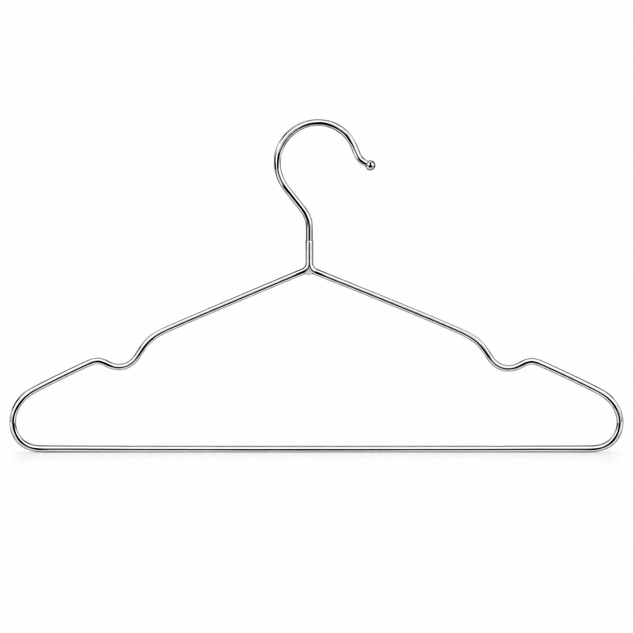 Percha de metal cromado ultrafina